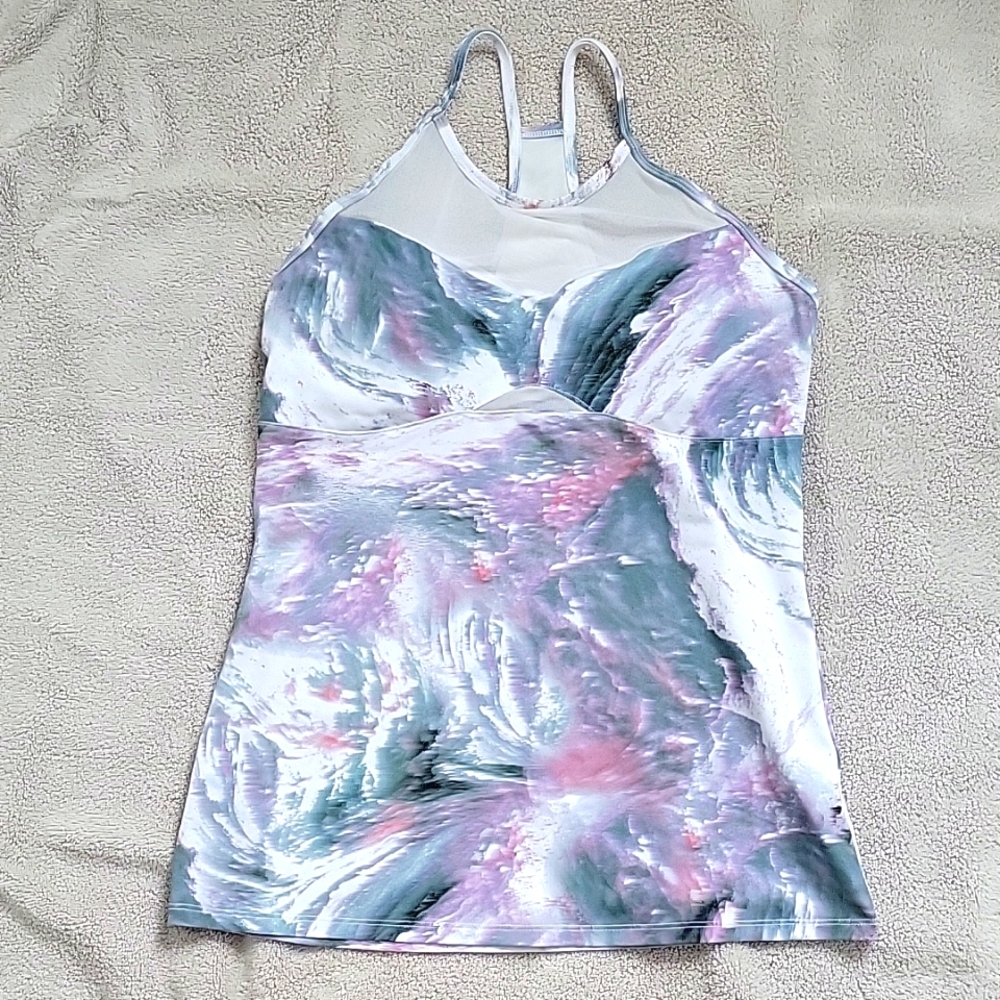 Fabletics high neck racer back tank